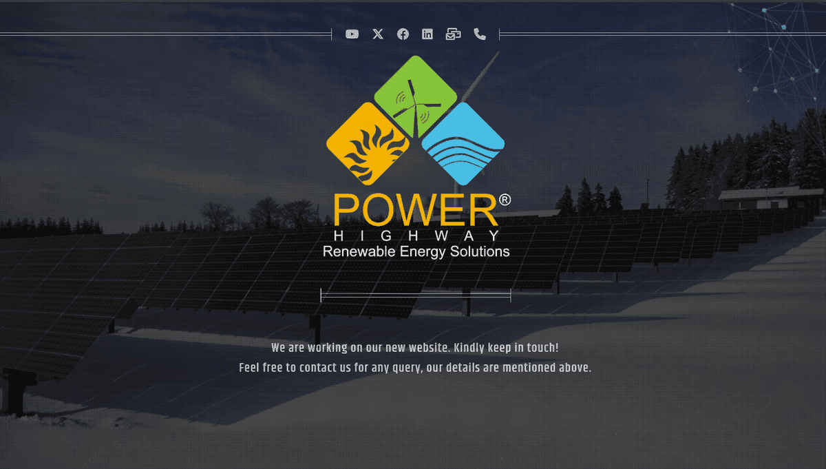 PowerHighway screenshot, project by Ahad Nawaz