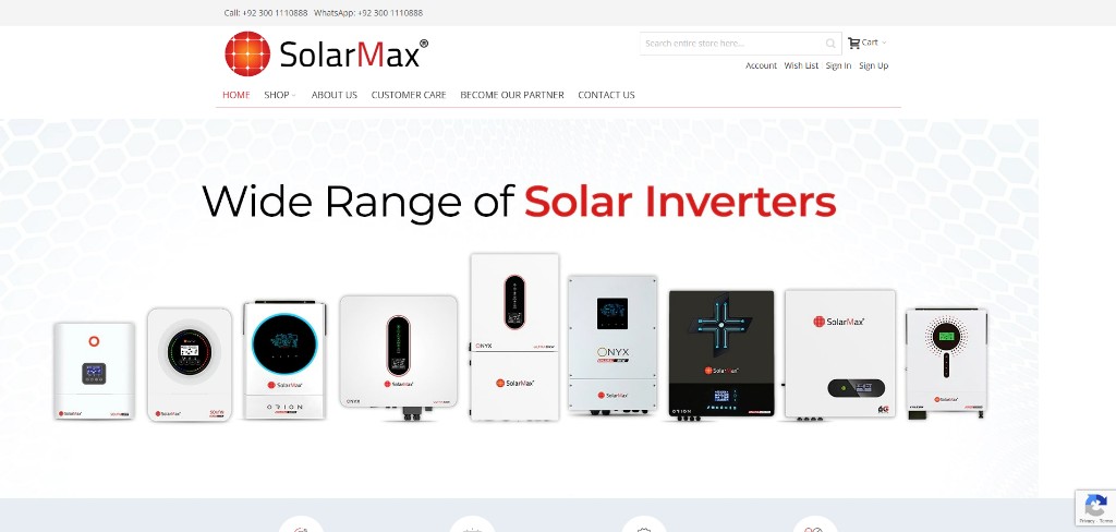 SolarMax screenshot, project by Ahad Nawaz